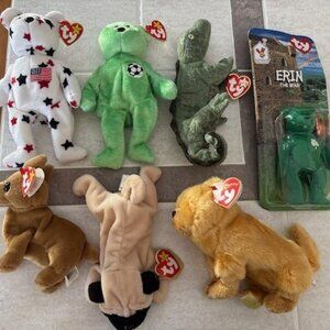 Lot of Original Beanie Babies